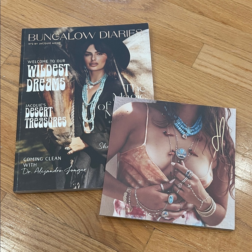 Jacquie Aiche Art Magazine with Turquoise and Silver Accents